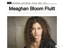 Tablet Screenshot of meaghanbloomfluitt.com